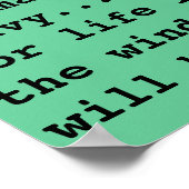 Gib nie auf poster (Ecke)