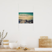 Gib nie auf poster (Küche)