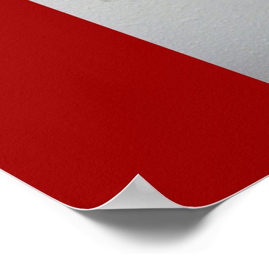 Gib nie auf poster (Ecke)