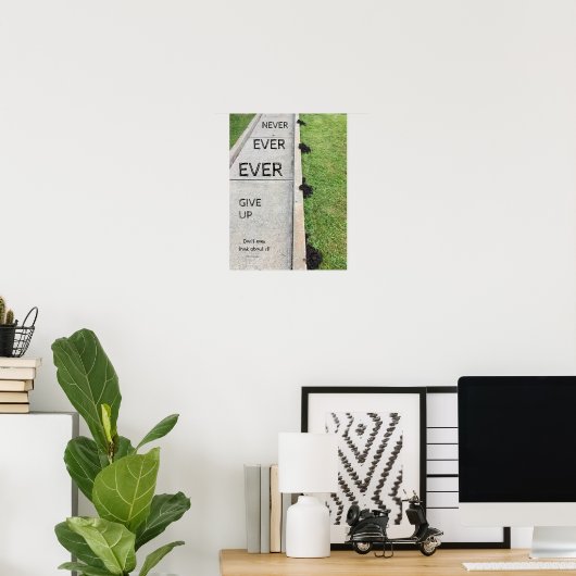 Gib nie auf! poster (Heimbüro)