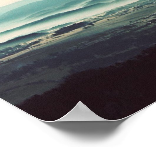 Gib nie auf poster (Ecke)