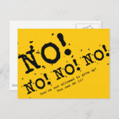 Gib nie auf postkarte (Vorne/Hinten)