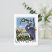 Gib nie auf! postkarte (Stehend Vorderseite)