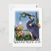 Gib nie auf! postkarte (Vorne/Hinten)