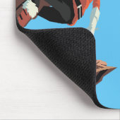 Gib nie auf! Rock Climbing Mousepad (Ecke)