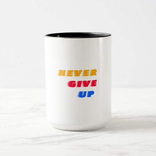 Gib nie auf! tasse (Zentrum)