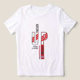 Gib nie auf Tri-Blend shirt