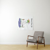 Gib nie auf! Wandteppich (Beispiel (Horizontal))