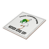 Gib nie Froschvogel auf Fliese (Seite)