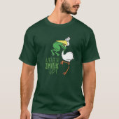 Gib nie Froschvogel auf T-Shirt (Vorderseite)