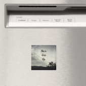 Gib nie Licht durch Wolken Foto Sonnenlicht auf Magnet (In Situ (Geschirrspüler))