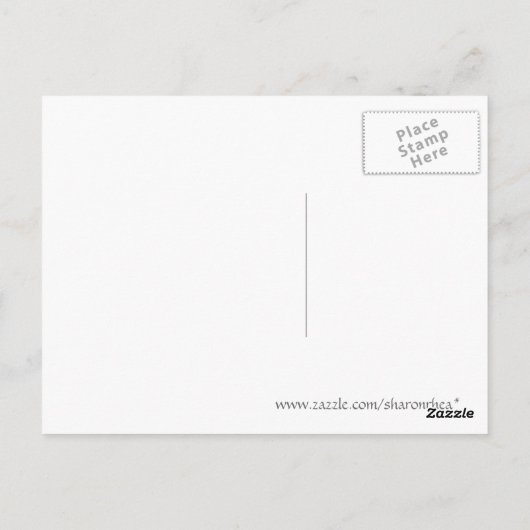 Gib nie nach! Postkarte (Rückseite)