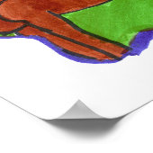 Gib nie Poster auf (Ecke)