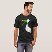 Gib nie Stork und Frosch auf T-Shirt (Vorne ganz)