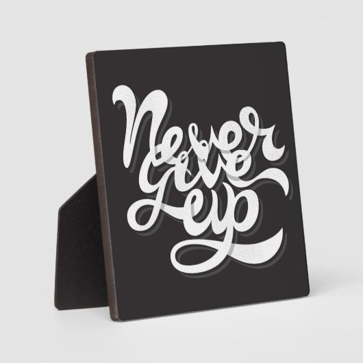 Gib nie zwei auf fotoplatte (Vorderseite)