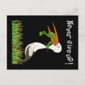 Gib niemals auf ! postkarte (Vorderseite)