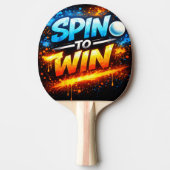 Gib niemals auf – Powerful Mindset Design Tischtennis Schläger (Vorderseite)