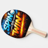 Gib niemals auf – Powerful Mindset Design Tischtennis Schläger (Seitenansicht)