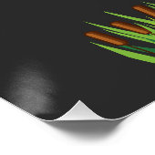 Gib niemals auf ! T-Shirt Acryl Wandkunst Galeriel Poster (Ecke)