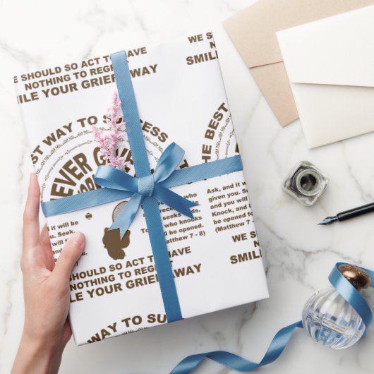 Gib niemals auf (Tennis) Geschenkpapier (Schenken)
