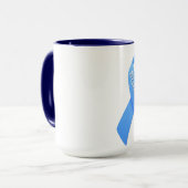 Gib niemals den Vater Personalisierter Kaffee-Tass Tasse (Vorderseite Links)