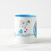 Gib niemals die Hoffnung auf_ Tasse (Zentrum)