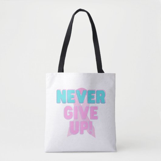Gib niemals die Tasche auf (Vorderseite)