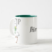 Gib niemals die Tasse auf (Vorderseite Links)