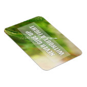 Gib niemals kampflos auf magnet (Rechte Seite)