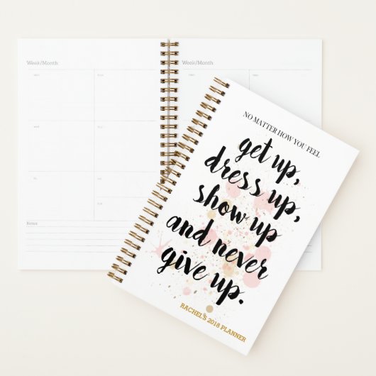 Gib niemals Motivierend Planer auf (Anzeige)