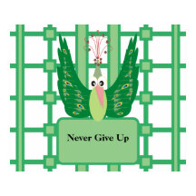 Gib niemals Pfauenplaner auf!