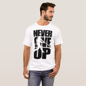 Gib niemals Rounders auf T-Shirt (Vorne ganz)