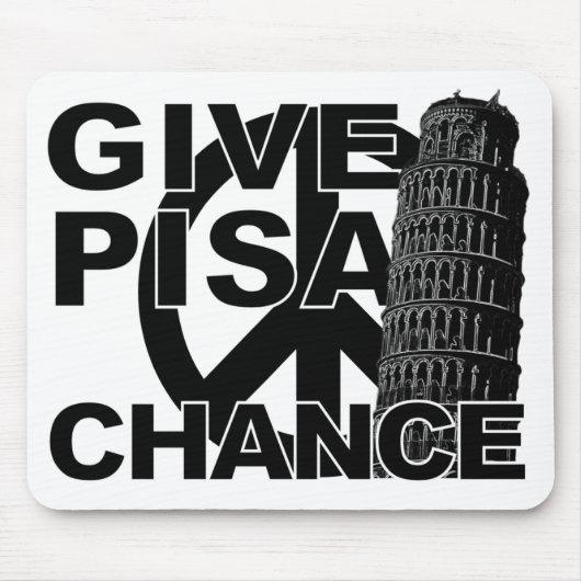 Gib Pisa Chance mousepad (Vorne)