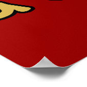 Gib Pizza eine Chance Poster (Ecke)