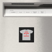 'Gib Quiche eine Chance' Magnet (In Situ (Geschirrspüler))