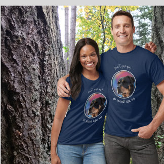 Gib Rottweiler Classic Round T - Shirt nicht auf