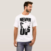 Gib Sumo Wrestler nie auf T-Shirt (Vorne ganz)