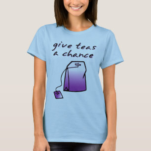 Gib Tee Eine Chance Lustiges Teeshirt Humor