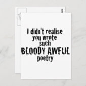 Gib uns dein Geld! Postkarte (Vorne/Hinten)