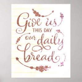 Gib uns heute poster