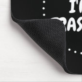 Gib vor, ein Müllsack zu sein, faul, lustiger Hall Mousepad (Ecke)