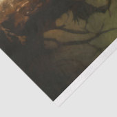 Gibbon-Affe im Dschungel Seidenpapier (Ausschnitt)