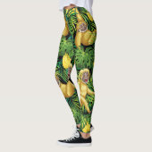 Gibbon-Affen im tropischen Leggings (Links)