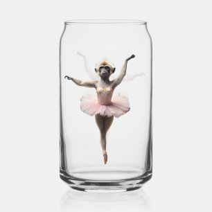 Gibbon Ballett Tänzer in einem Tutu, Dosenglas
