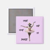 Gibbon Ballett Tänzer in einem Tutu, Magnet (Vorderseite/Rückseite)