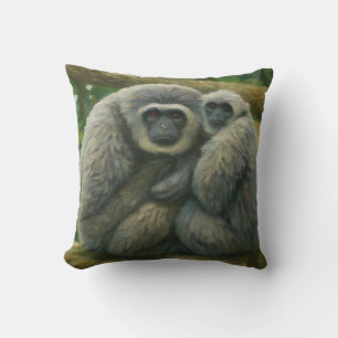 Gibbon Companies - Emotional Wildlife Portrait Kissen