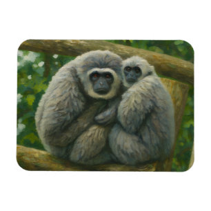 Gibbon Companies - Emotional Wildlife Portrait Magnet