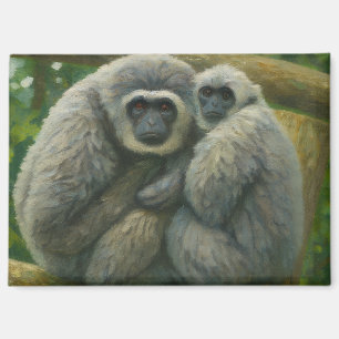 Gibbon Companies - Emotional Wildlife Portrait Magnet