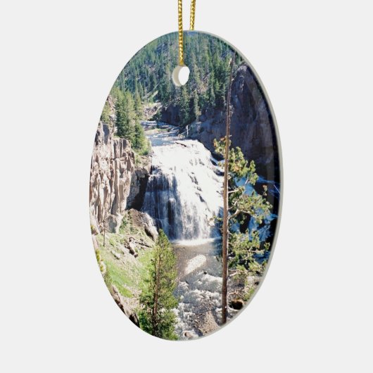 Gibbon Falls Keramik Ornament (Links)