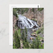 Gibbon Falls, Yellowstone Nationalpark Postkarte (Vorne/Hinten)